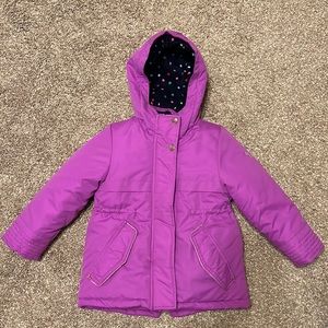 OshKosh Winter Puffer Fleece Coat 2 in 1 Size 6 6x